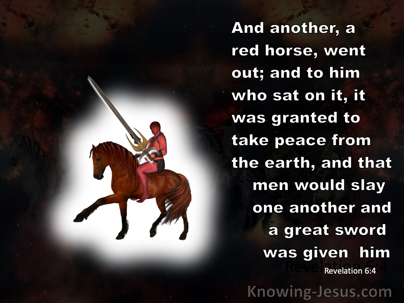 What Does The Red Horse In Revelation Symbolize